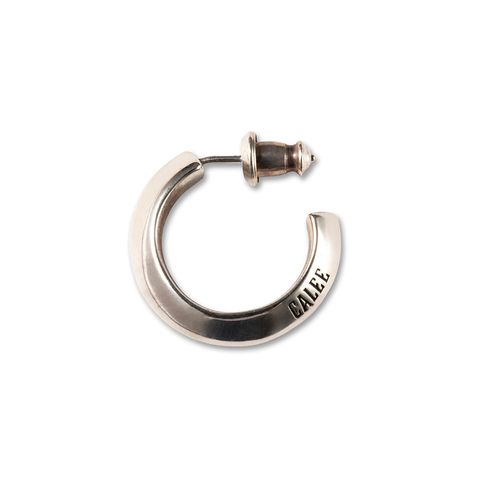 LOGO ROLL PIERCE (LARGE) (SILVER) / ロゴ ロール ピアス