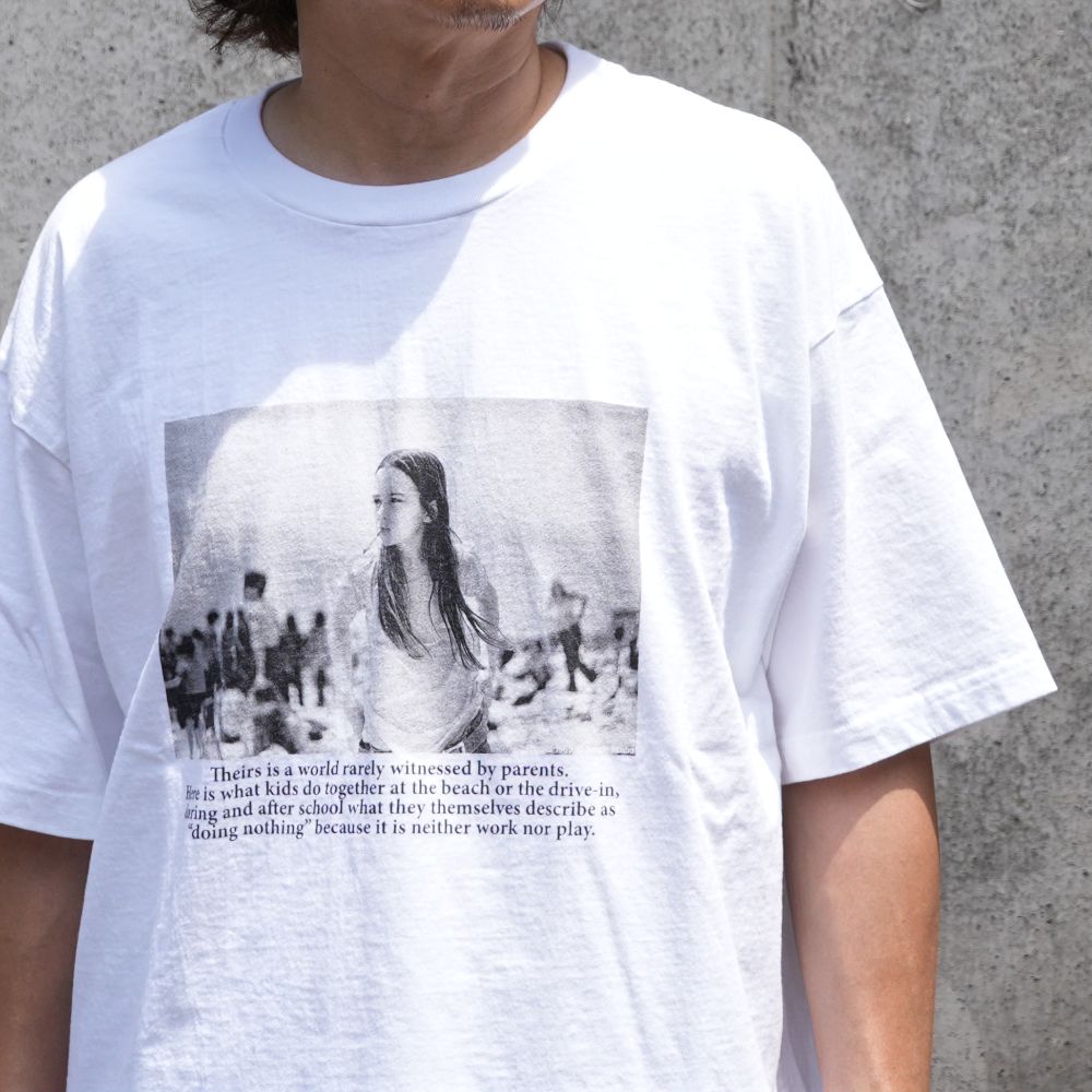 Joseph Szabo × Stie-lo T-SH  (WHITE) / ×スティーロ×ジョセフ・スザボ  コラボ フォト Tシャツ