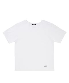 R9 CUTOFF TEE (WHITE) /  オリジナル カットオフ Tシャツ
