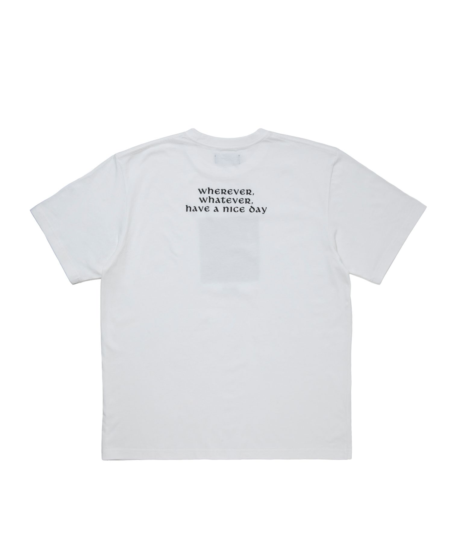 R9 PHOTO TEE (WHITE) /  オリジナル フォトプリント Tシャツ