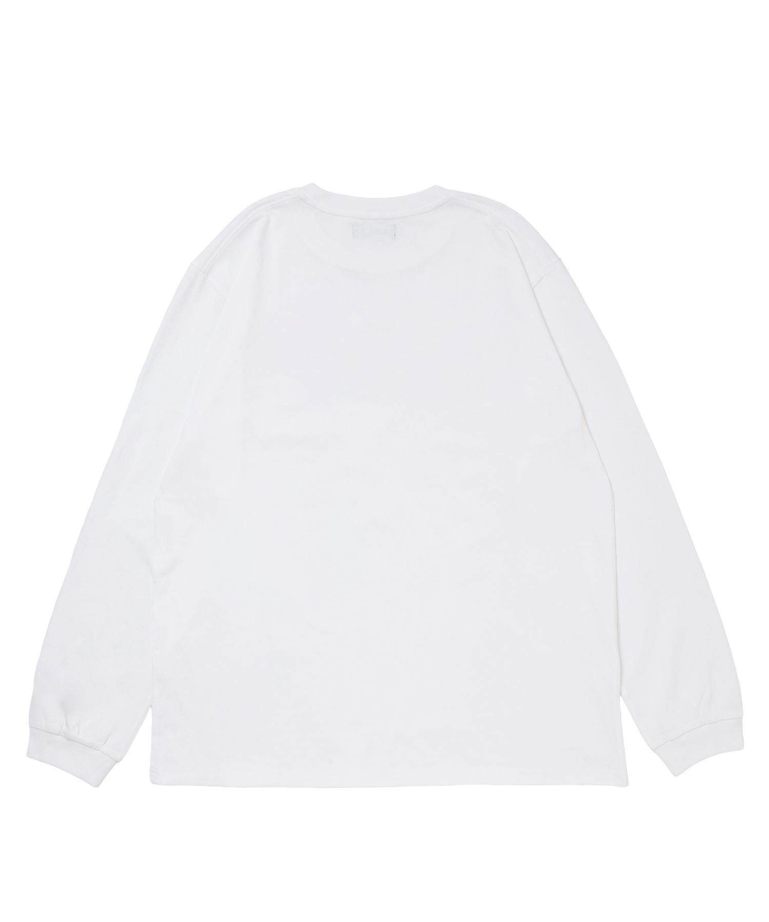 R9 B&B LS TEE (WHITE) /  オリジナル ロゴプリント ロングスリーブ Tシャツ