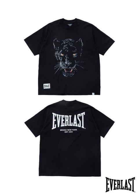 EVERLAST Ex.S/S PRINT TEE "CHADWICK" (BLACK) / エバーラスト コラボ Tシャツ
