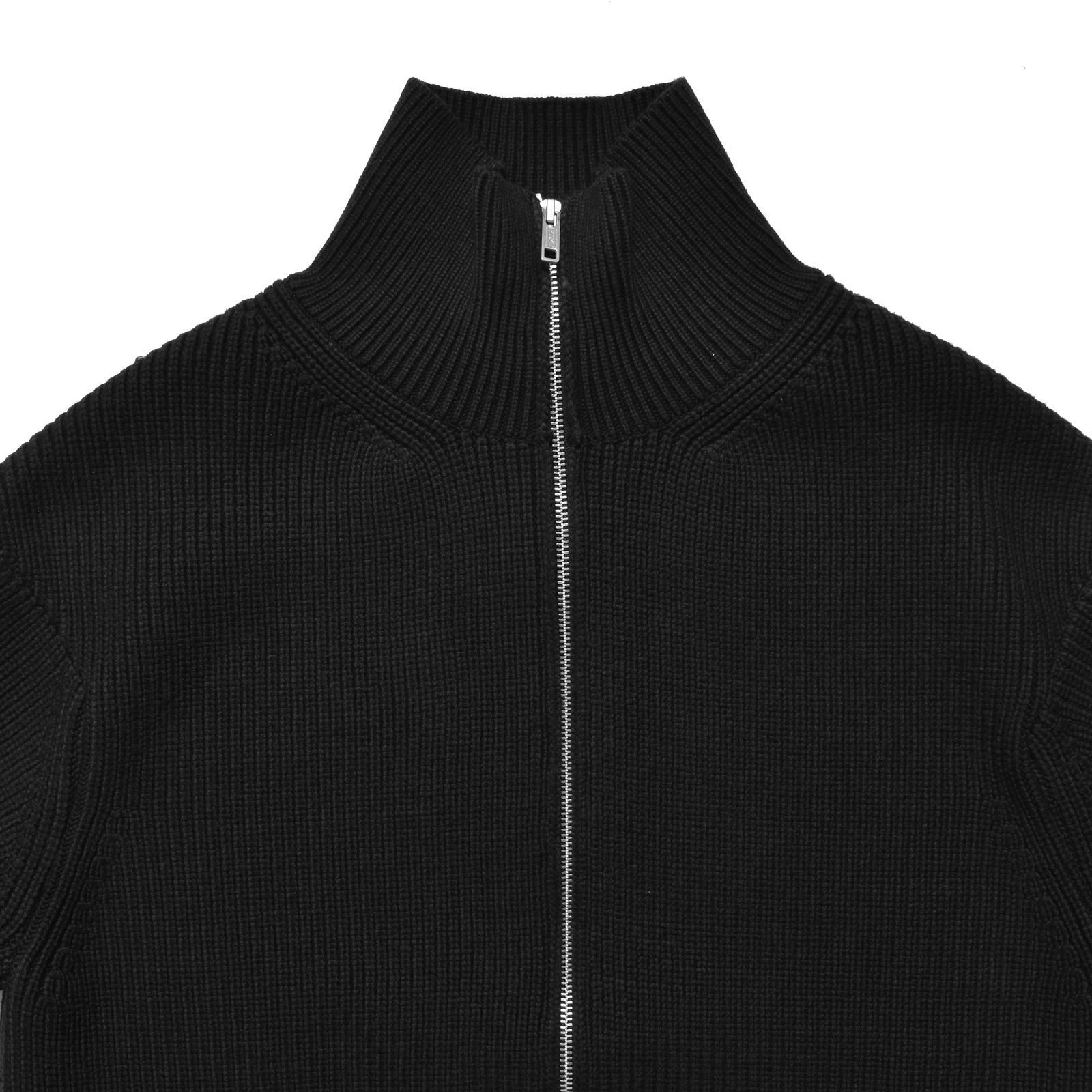 Heavyweight Trucker Knit Blouson (BLK) /  ドライバーズ ニットブルゾン