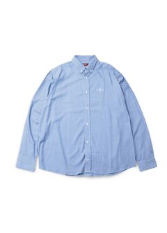 Striped B.D. L/S Shirt (BLUE) / ストライプ ボタンダウンシャツ