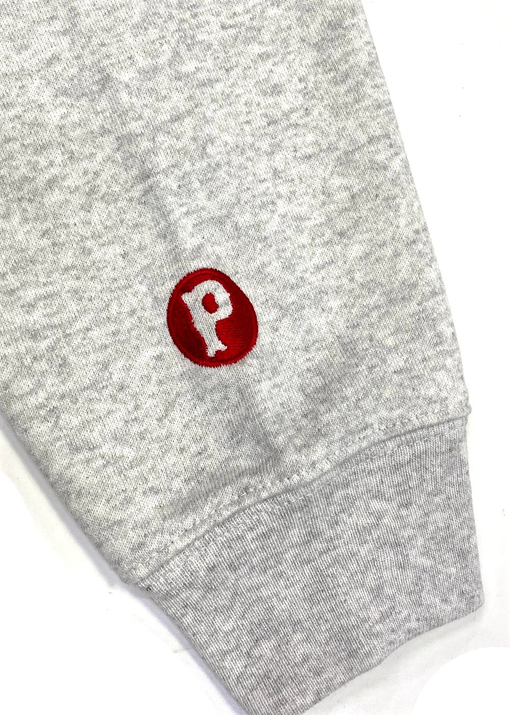 SC LOGO ZIP UP HOODIE (ASH) / SC ロゴ スウェット ジップパーカー
