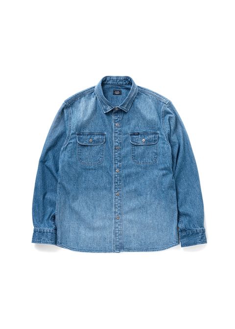 【ラスト1点】DENIM WORK SHIRT (INDIGO) / デニム ワーク シャツ