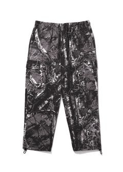 6P Camo Track Pant (BLACK CAMO) / オリジナル カモフラージュ カーゴ パンツ / セットアップ可能