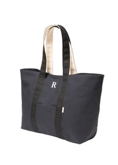 R9 LARGE TOTE BAG (BLACK) / 定番 キャンバス トート バッグ