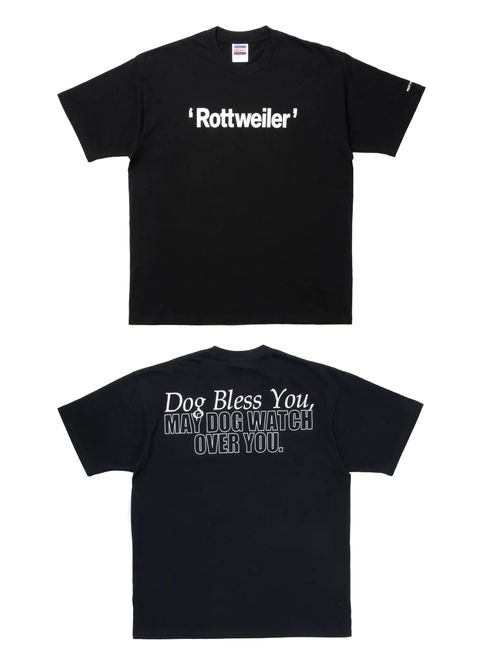 RW TEE (BLACK) / ロゴ プリント Tシャツ