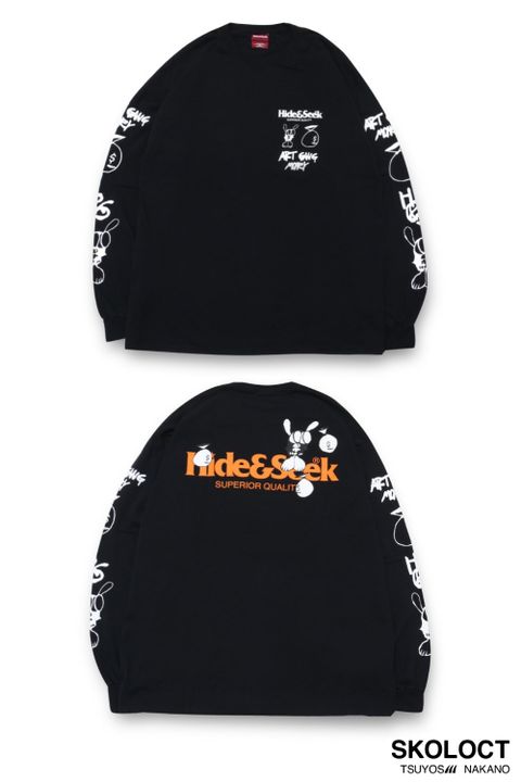 × SKOLOCT L/S Tee-1 (BLACK) / スコロクト コラボロンT