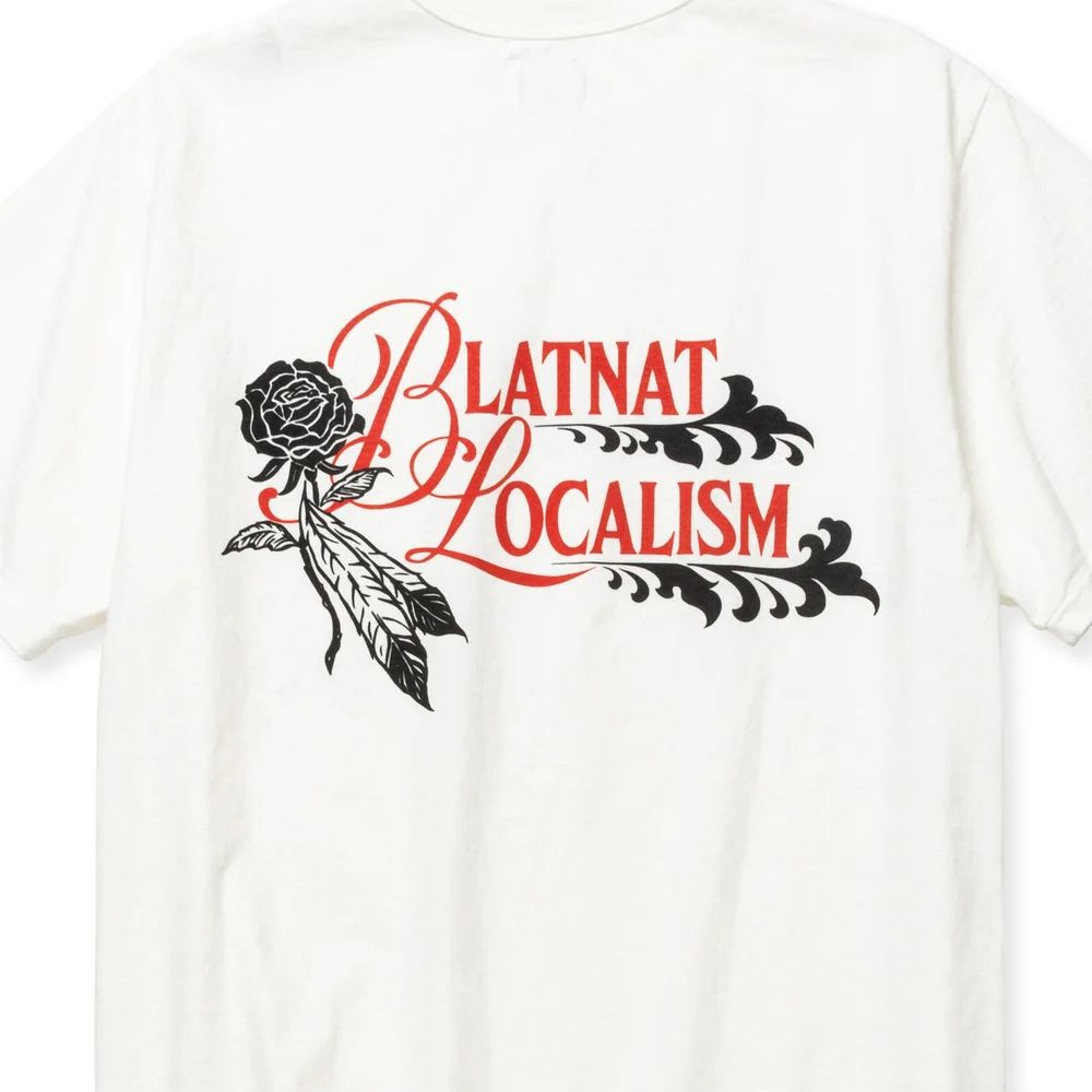 BINDER NECK R&F VINTAGE T-SHIRT ＜NATURALLY PAINT DESIGN＞ (WHITE) / ×ナチュラリーペイント コラボ Tシャツ