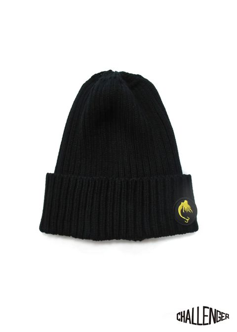 × CHALLENGER BITE ME COOL MAX KNIT CAP (BLACK) / チャレンジャー コラボニットキャップ