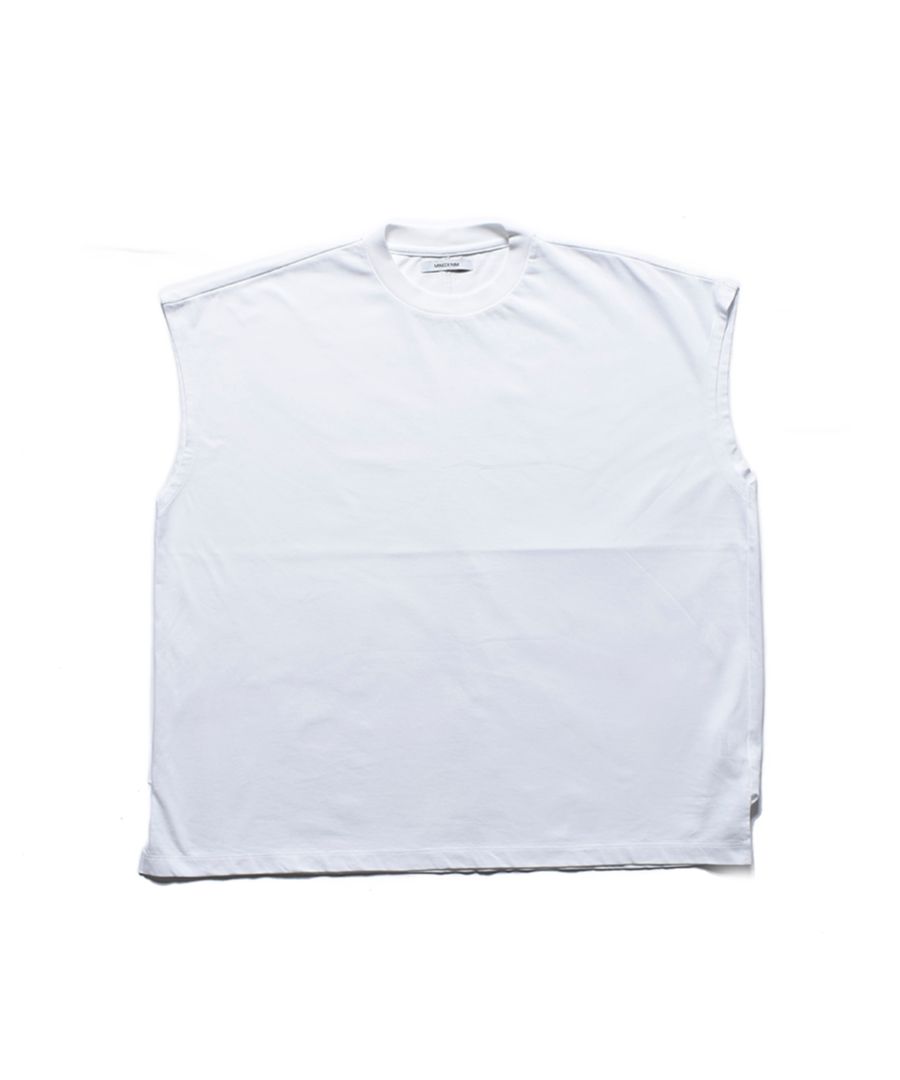 MINEDENIM 新作販売告知 / シャツスタイルのインナーに活躍するノースリーブTシャツ。