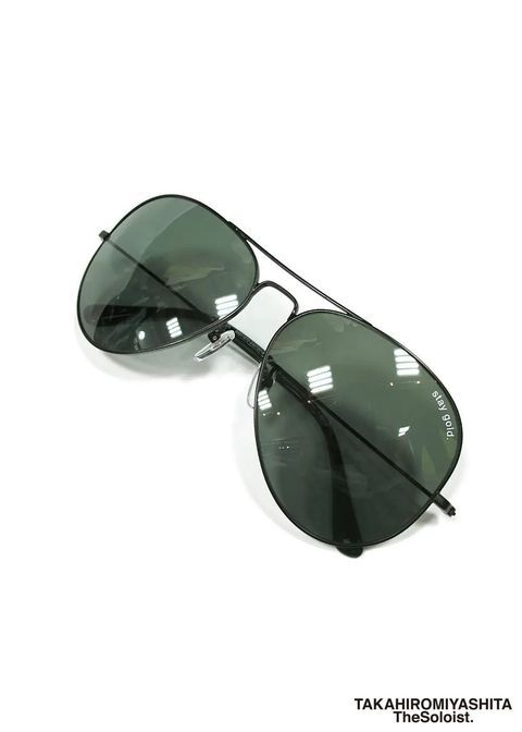 STAY GOLD SUNGLASSES (BLACK×HUNTER GREEN) / ×TAKAHIROMIYASHITATheSoloist.コラボティアドロップ