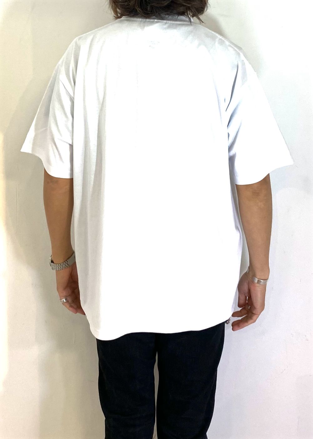 S/S PRINTED TEE "FONDA" (WHITE) / プリント Tシャツ