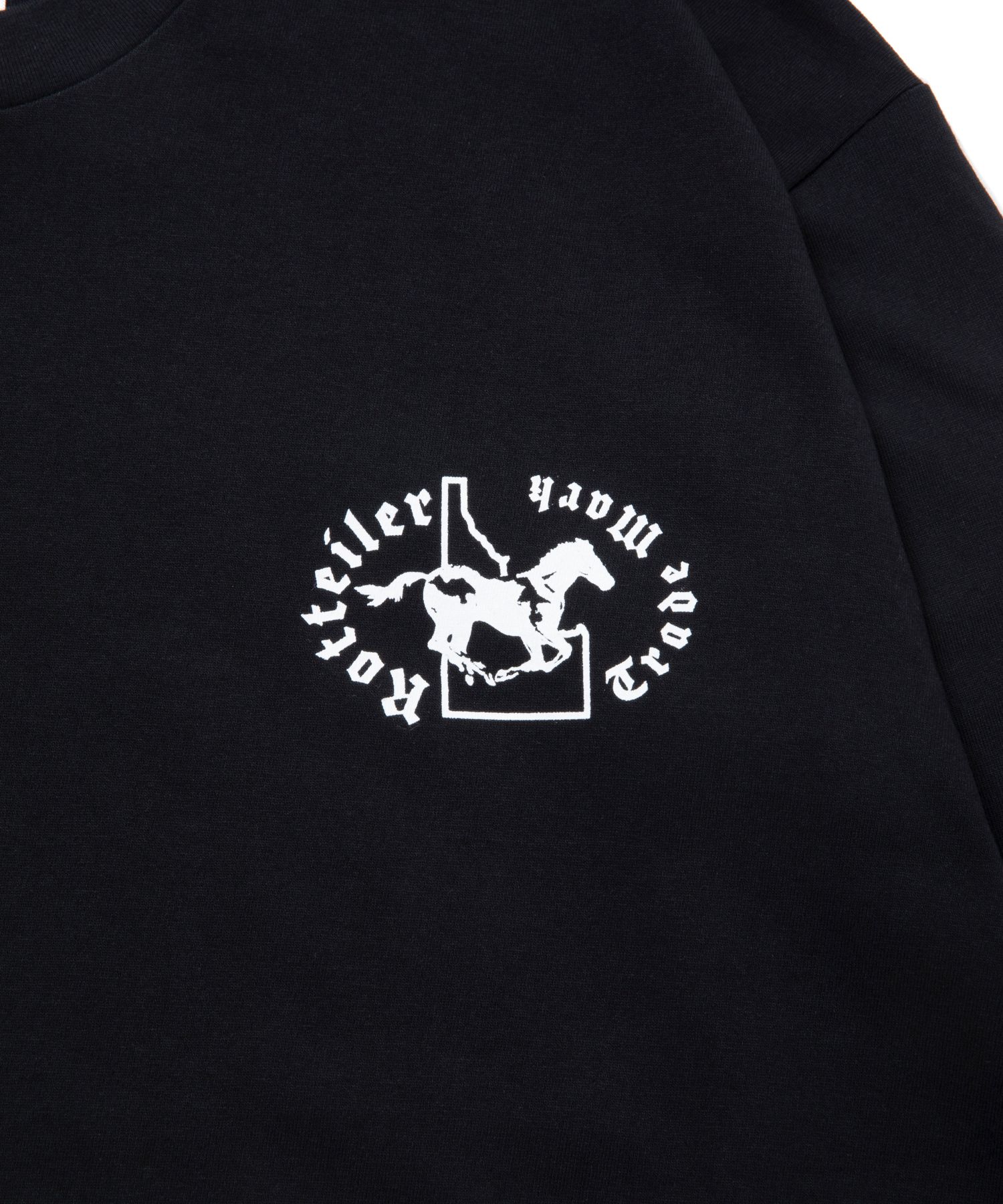 HORSE LSTEE (BLACK) / プリント Tシャツ