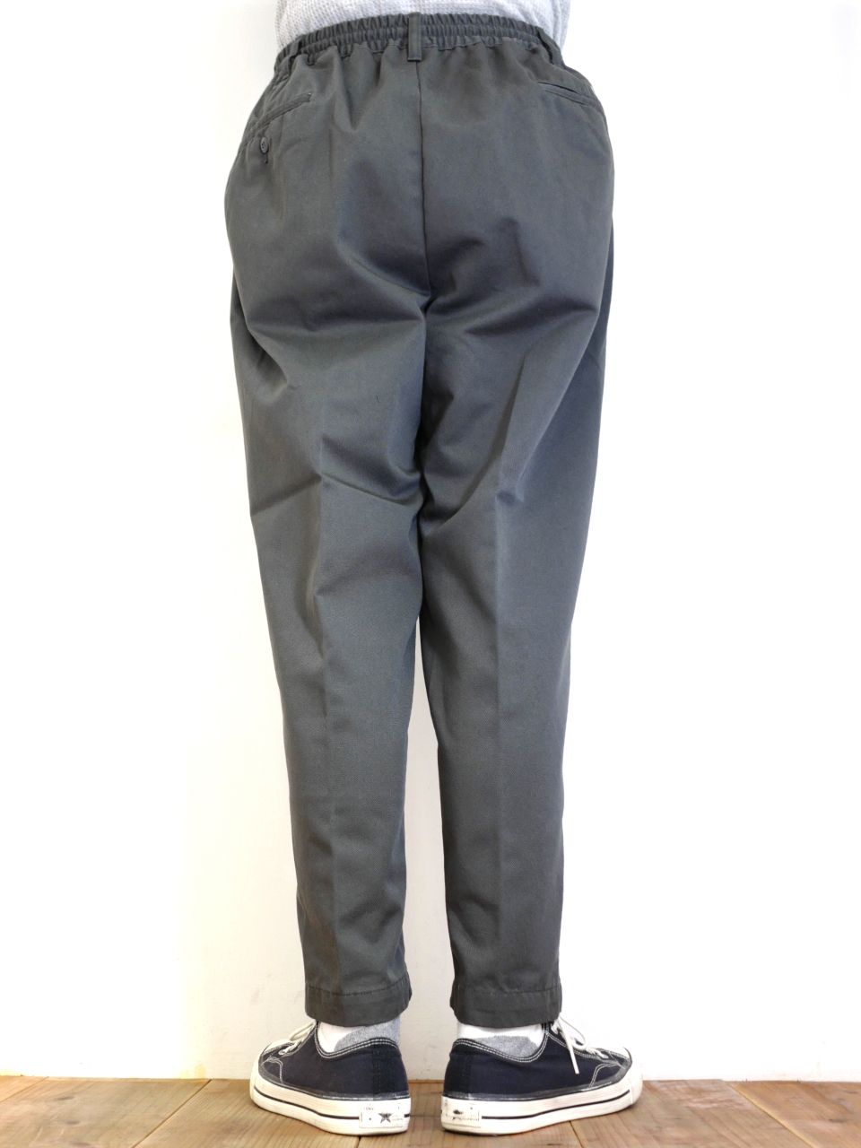 COOTIE PRODUCTIONS - T/C 2 Tuck Easy Ankle Pants (GRAY) / T/C