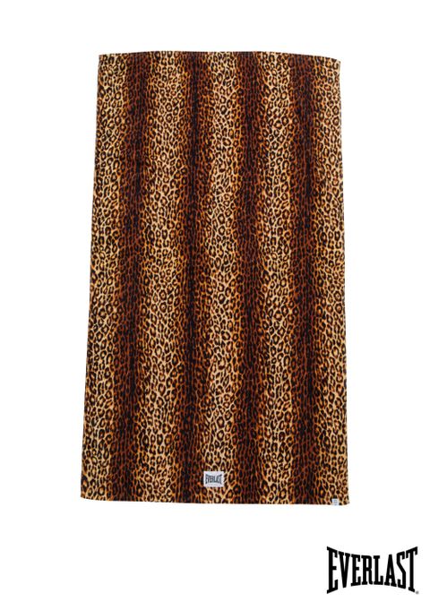 EVERLAST Ex.BEACH TOWEL "RAY" (LEOPARD) / エバーラスト コラボ ビーチタオル
