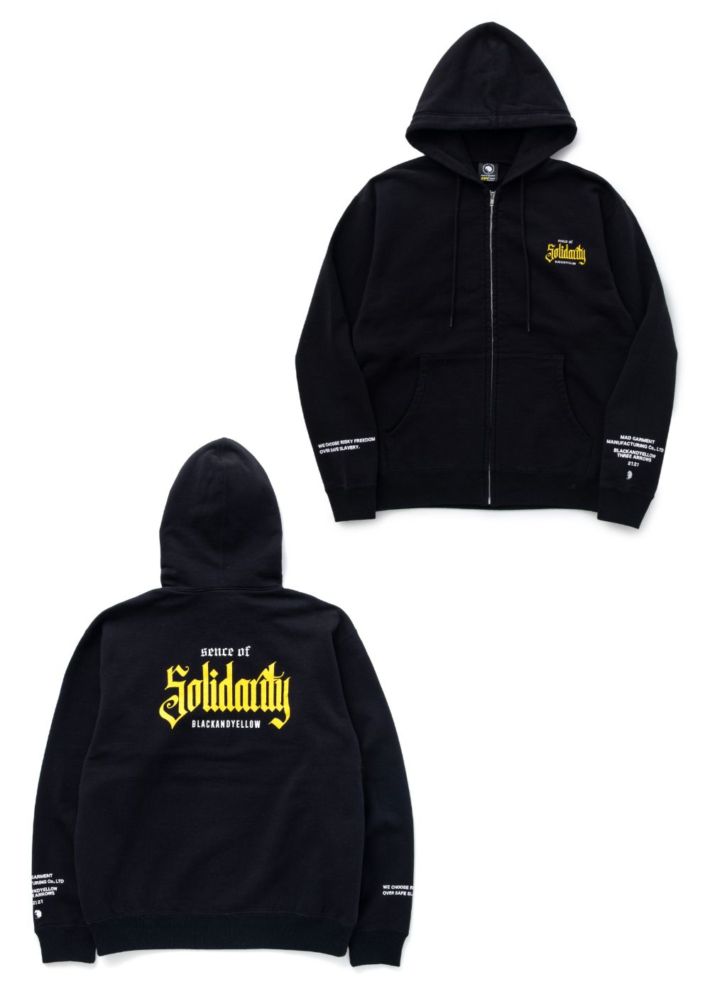 RATS SOLIDARITY ZIP HOODIE M 新品未開封 即完売-