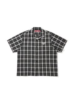 Check S/S Shirt (BLACK) / チェック シャツ
