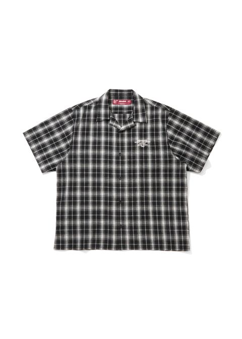 Check S/S Shirt (BLACK) / チェック シャツ