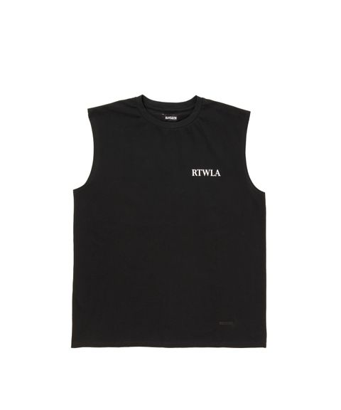 R9 RTWLA NOSLEEVE TEE (BLACK) / オリジナル ノースリーブ Tシャツ