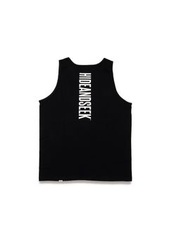 HAS Logo Tank Top (BLACK) / ロゴプリント タンクトップ
