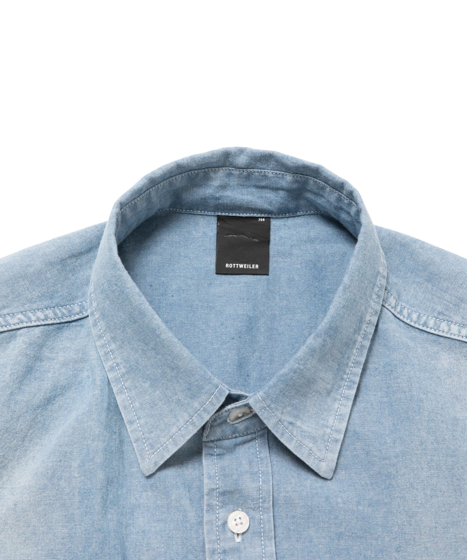 R9 CHAMBRAY SHIRT (BLACK) / シャンブレー シャツ