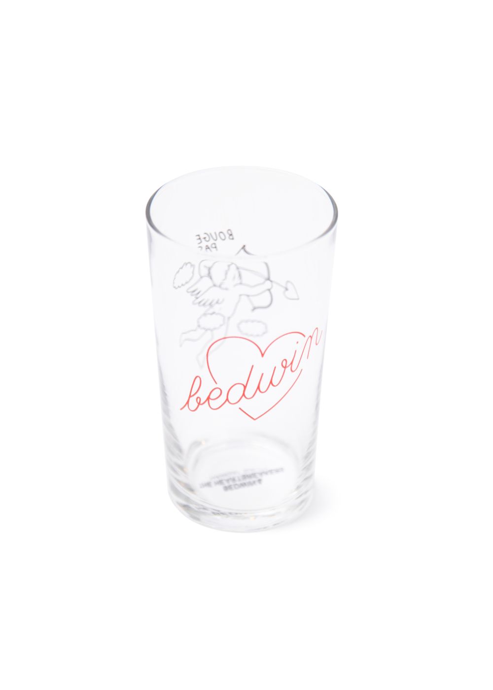 【ラスト1点】J.ANDRE Ex.BEER GLASS "VALENTINE" (CLEAR) / ×ジャン アンドレ コラボ ビアグラス