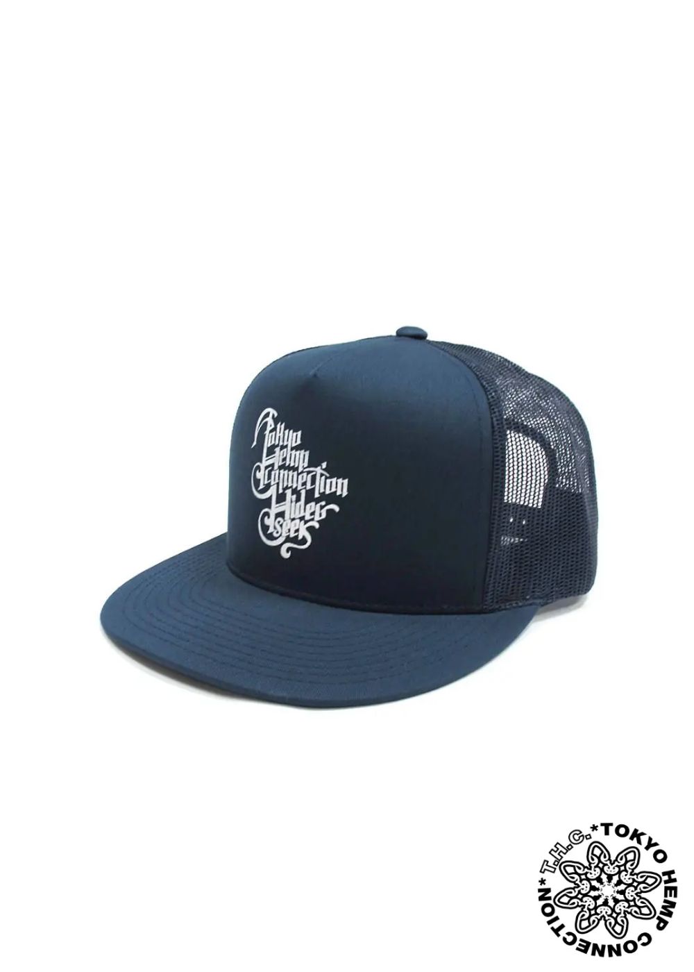 × TOKYO HEMP CONNECTION MESH CAP (NAVY) / THC コラボメッシュキャップ