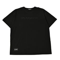 アウトライン刺繡S/S TEE (BLACK)