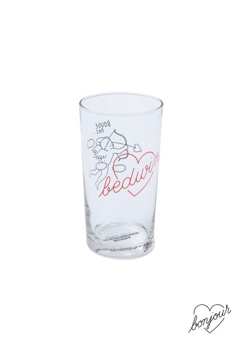 【ラスト1点】J.ANDRE Ex.BEER GLASS "VALENTINE" (CLEAR) / ×ジャン アンドレ コラボ ビアグラス