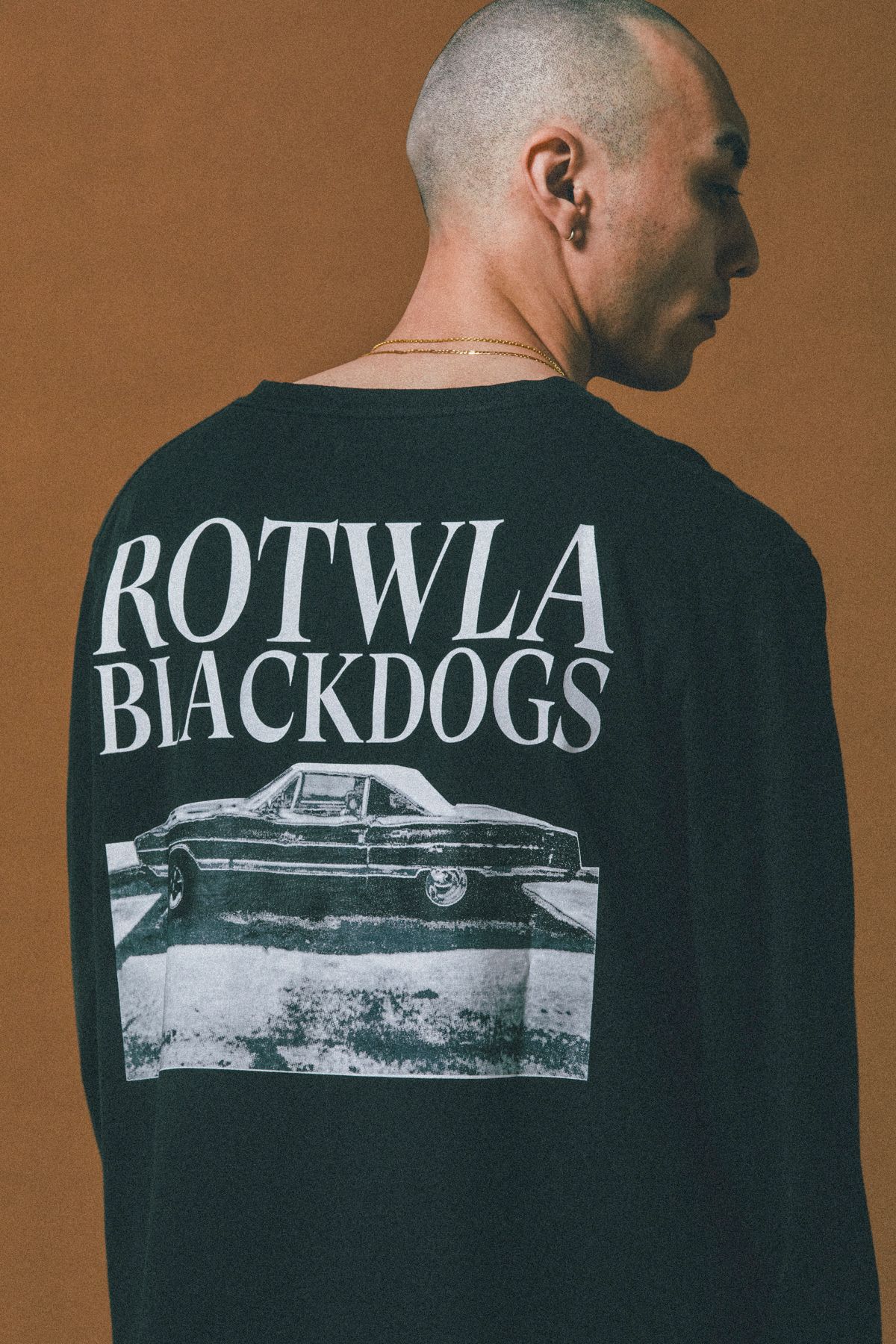 R9 PHOTO LS TEE (BLACK) / フォトプリント オリジナル Tシャツ