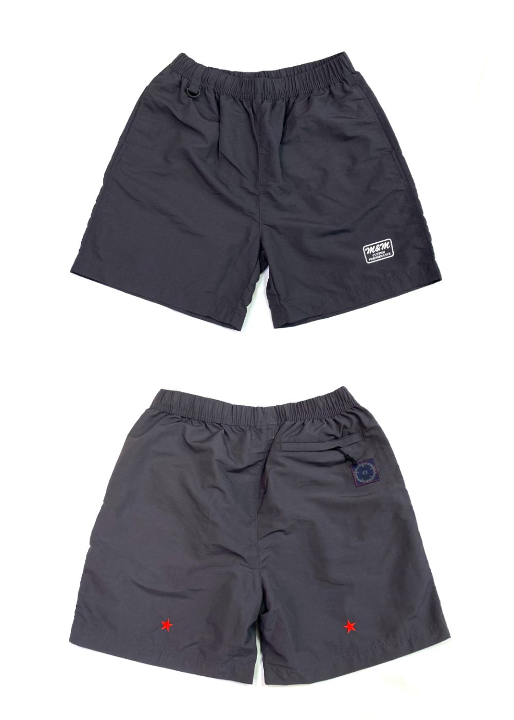 M&M CUSTOM PERFORMANCE - Nylon Shorts (BLACK) / ナイロン