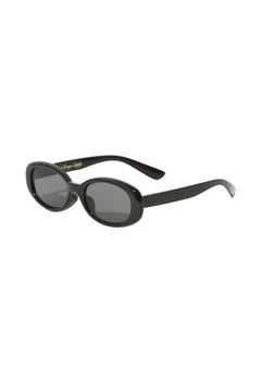 SUNGLASSES Type-03 (BLACK×SMOKE) / オーバルタイプ サングラス