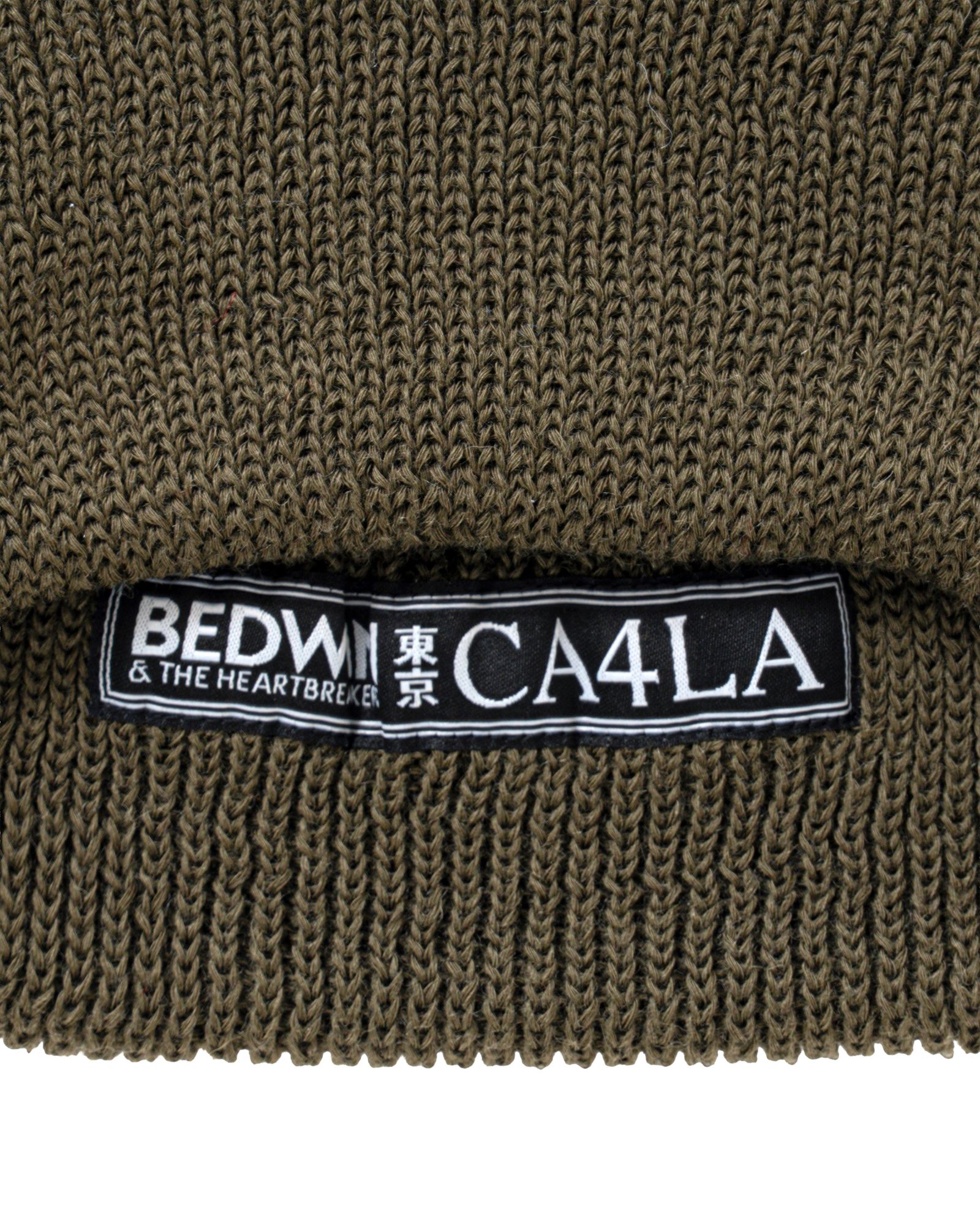 CA4LA Ex. WATCH CAP "ROBERT" (OLIVE) / カシラ コラボレーション ニット キャップ