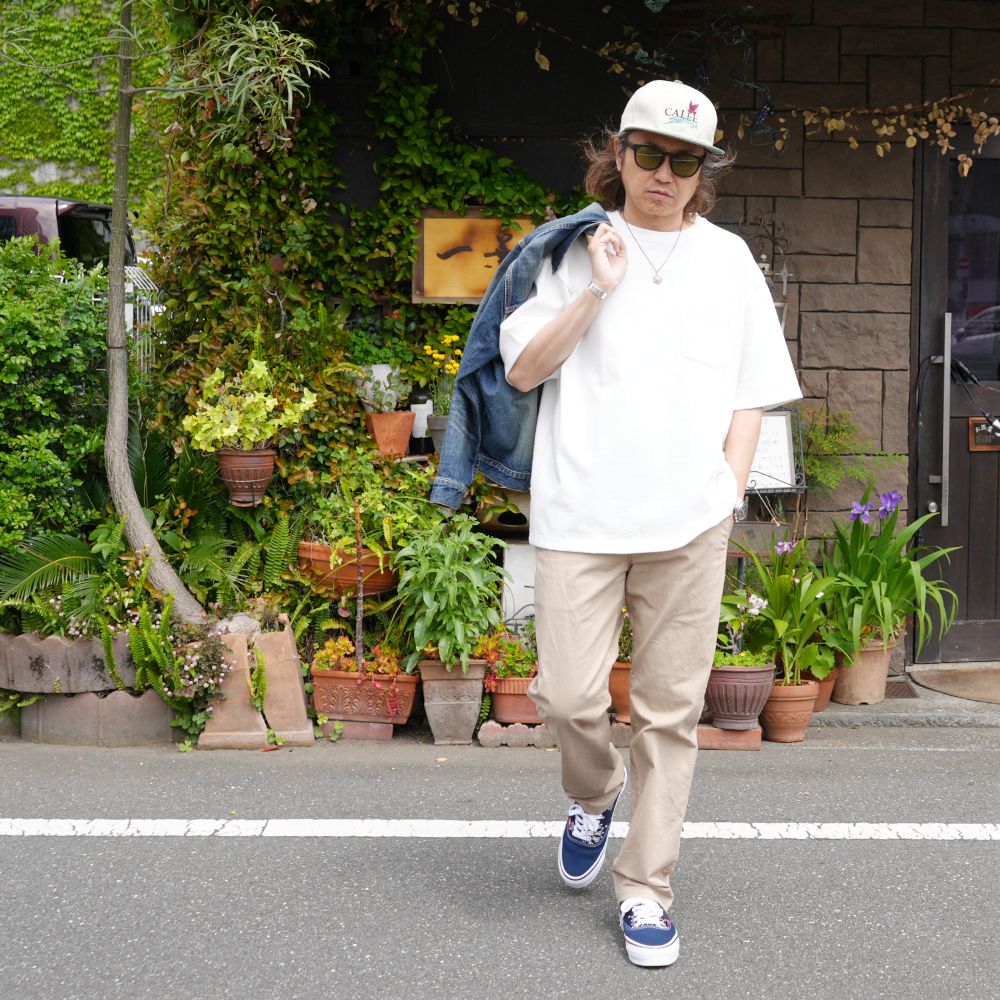 HEAVY OZ POCKET TEE (WHITE) / オリジナル ヘビーオンス ポケット Tシャツ