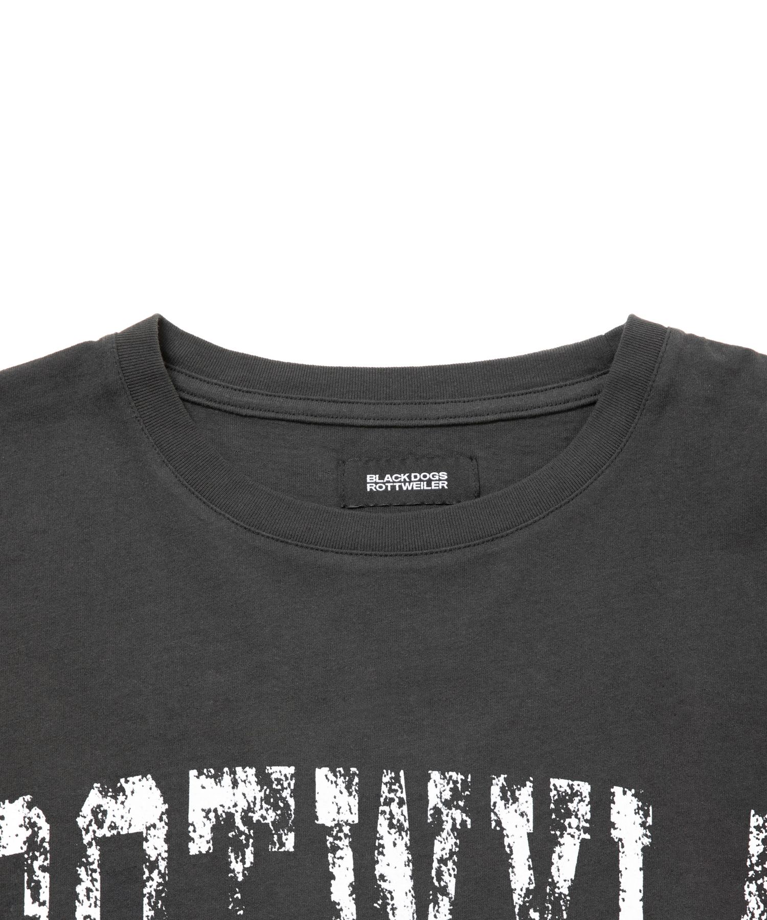 R9 ROTWYLA TEE (BLACK) / カレッジロゴ プリント オリジナル Tシャツ