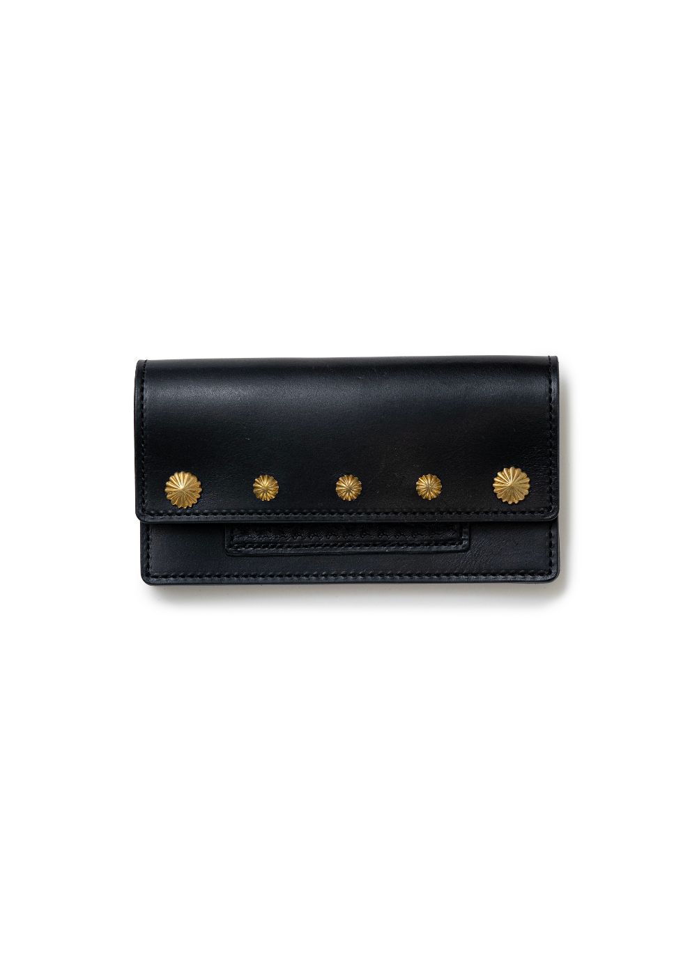 RATSxBINGO BROTHERS 5CONCHO WALLET (BRASS) / ビンゴブラザーズ コラボ レザーウォレット