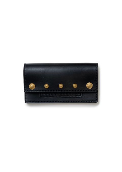 RATSxBINGO BROTHERS 5CONCHO WALLET (BRASS) / ビンゴブラザーズ コラボ レザーウォレット