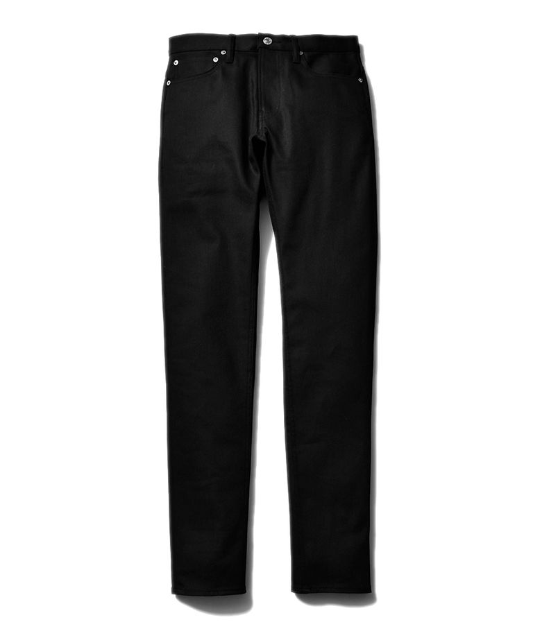 MINEDENIM - SUM S.Slim STR 5pocket RGD (BLACK) / サマー スーパー 