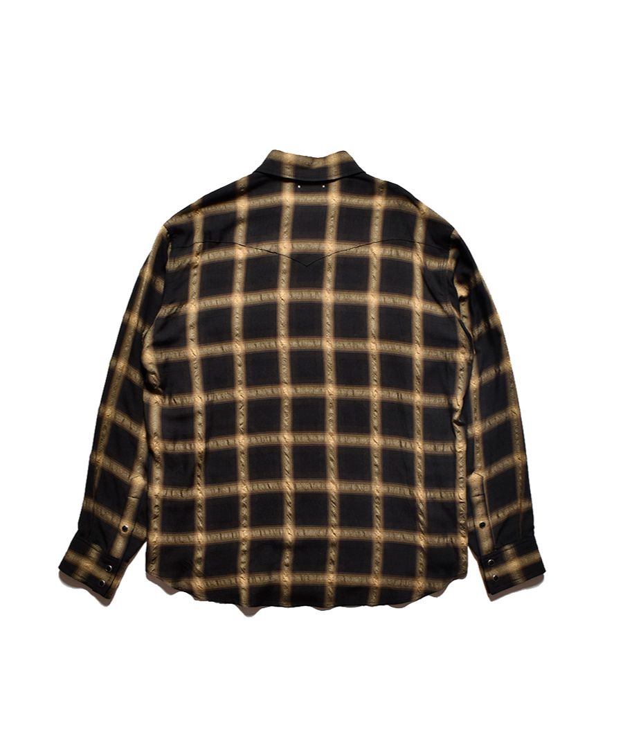 R/W Neon Ombre Western SH | MINEDENIM(マインデニム