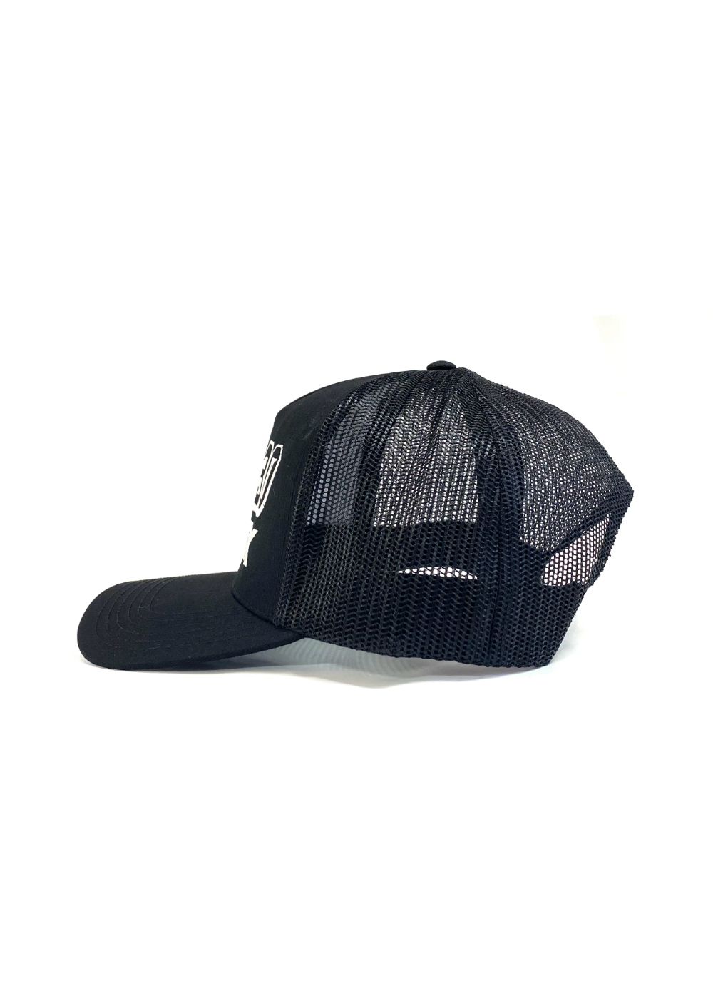 30 Mesh CAP (BLACK) / ロゴ刺繍 メッシュキャップ