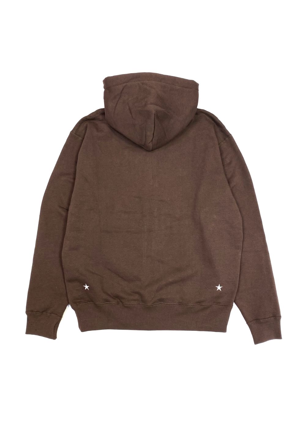 【ラスト1点】ZIP HOODIE (CHOCOLATE) / プリント スウェット ジップ パーカー