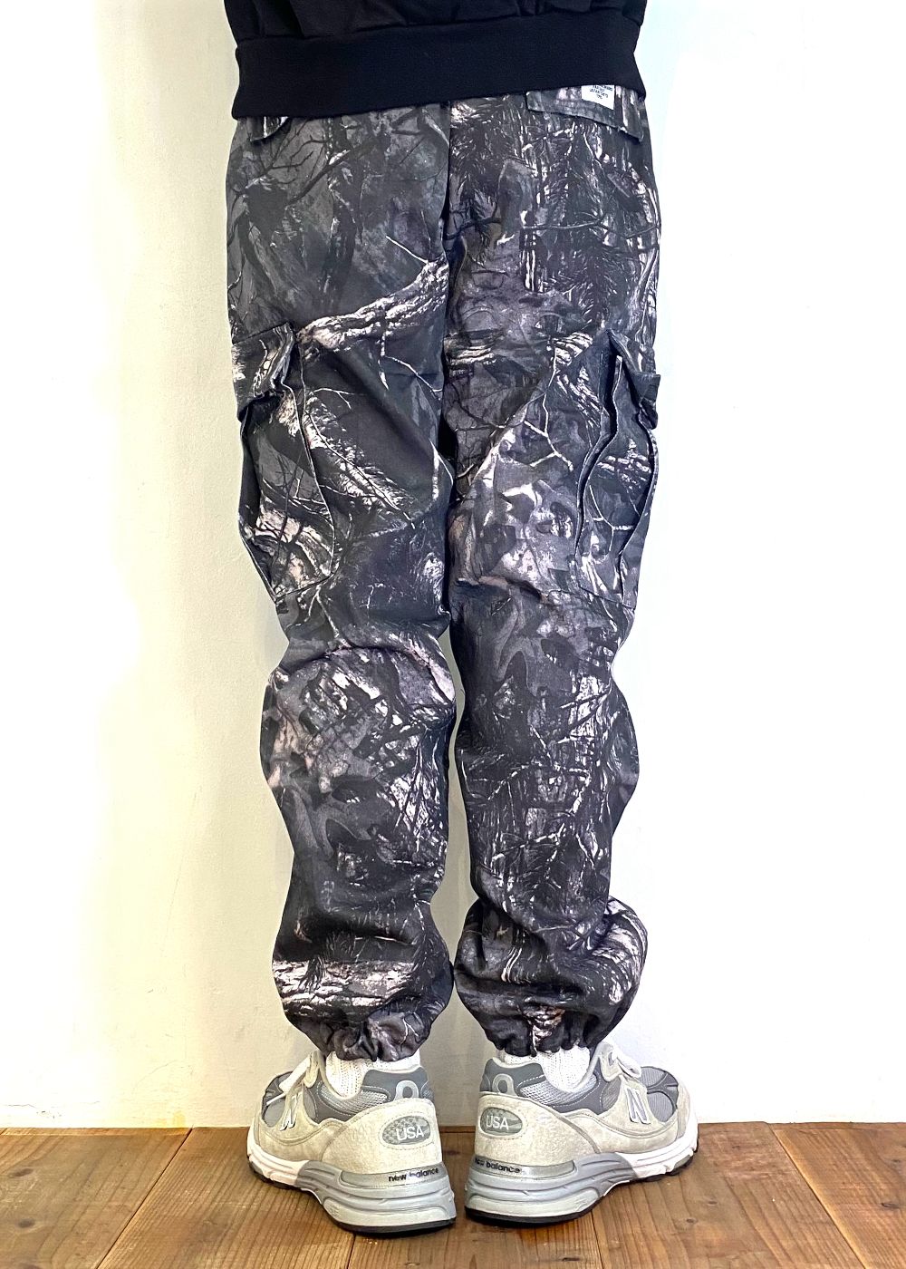 6P Camo Track Pant (BLACK CAMO) / オリジナル カモフラージュ カーゴ パンツ / セットアップ可能