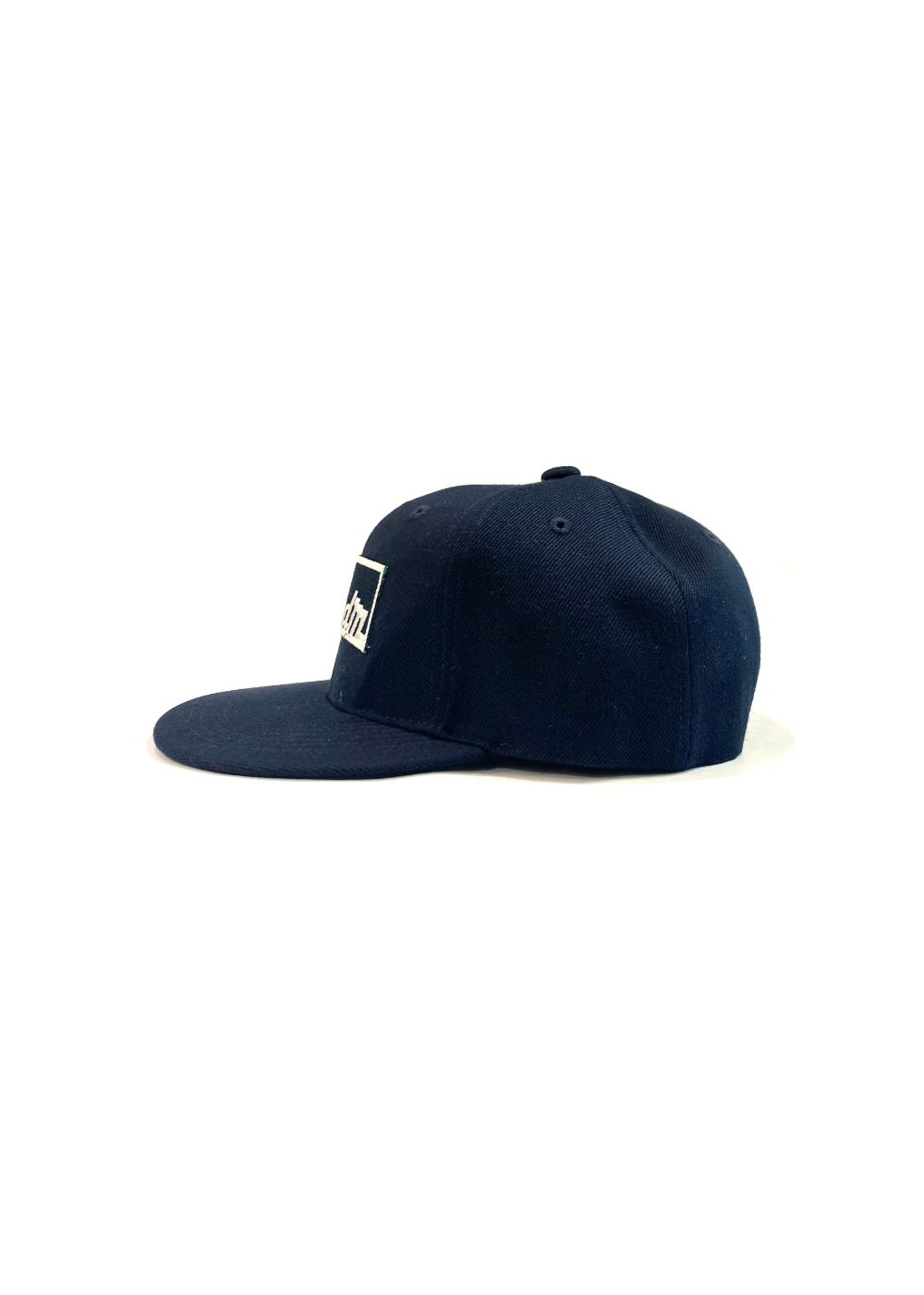SNAP BACK CAP (NAVY) / ロゴ ワッペン ベースボール キャップ