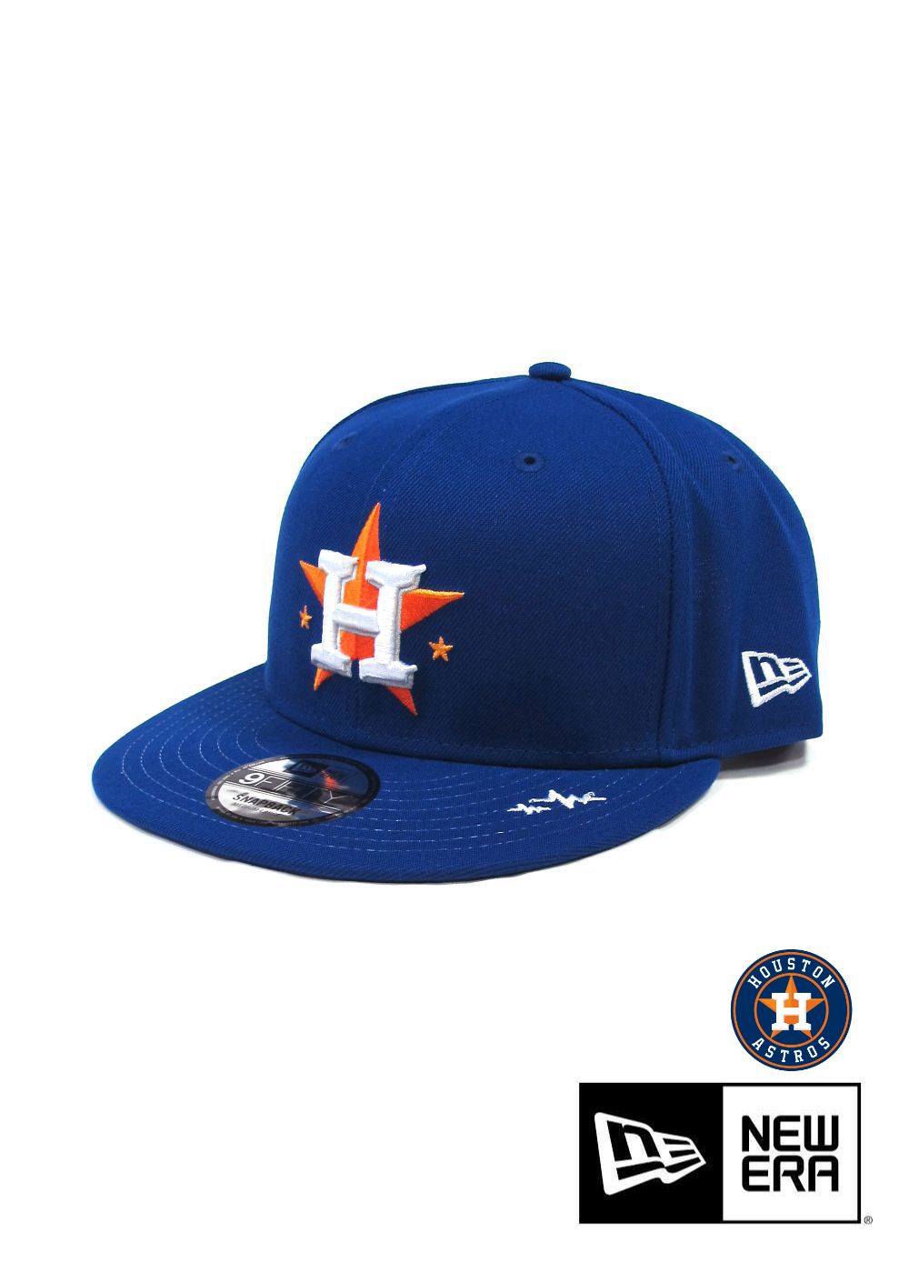 ×NEWERA HOUSTON ASTROS CAP (BLUE) / ニューエラ コラボベースボールキャップ - フリーサイズ