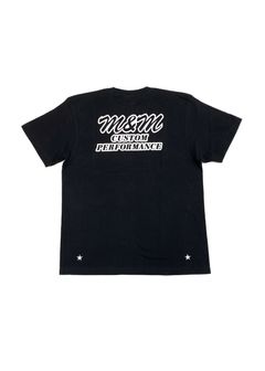 Edge Logo Tee (BLACK) / ロゴ バックプリント Tシャツ