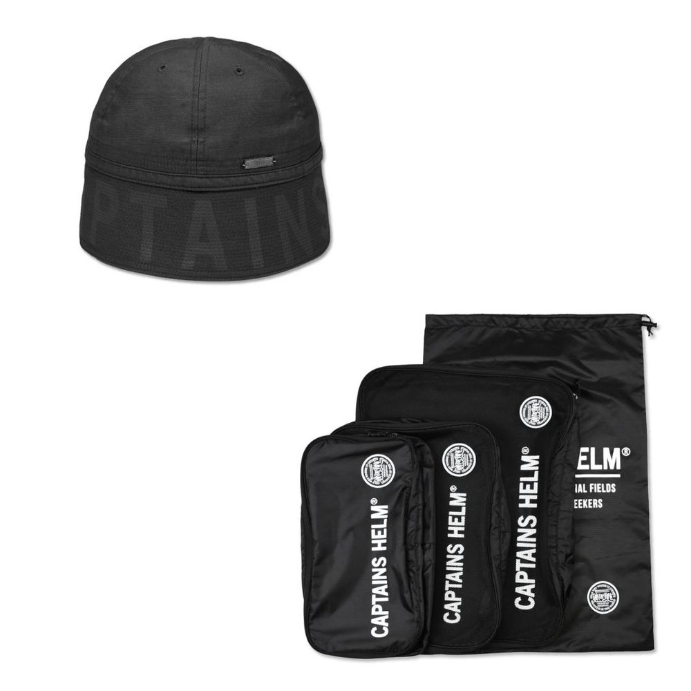 CAPTAINS HELM 新作販売告知 / 旅行.屋外レジャーのお供に最適なハット&ポーチセット。