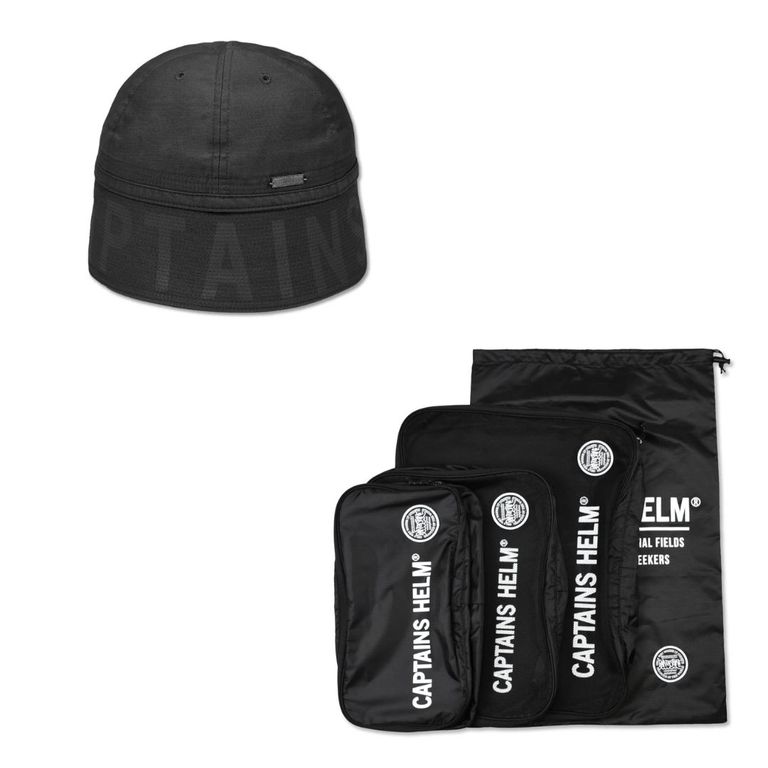 CAPTAINS HELM 新作販売告知 / 旅行.屋外レジャーのお供に最適なハット&ポーチセット。
